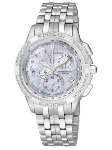 Citizen Eco-Drive Chronograph Genuine Diamonds FB1095-53D FB1095 Women's Watch