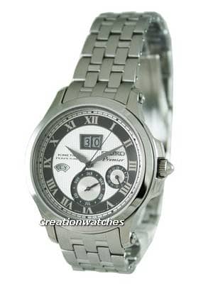 Seiko Premier Kinetic Perpetual SNP047P1 SNP047 SNP047P Mens Watch