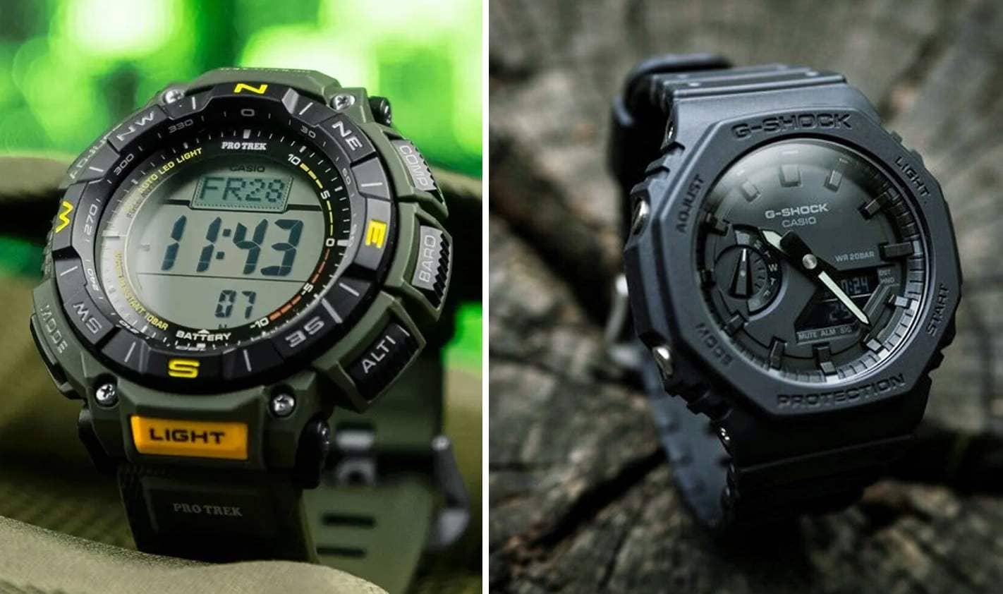 g shock vs pro trek