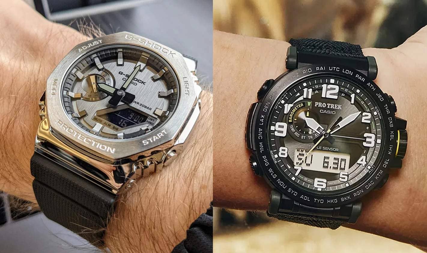 pro trek vs g shock