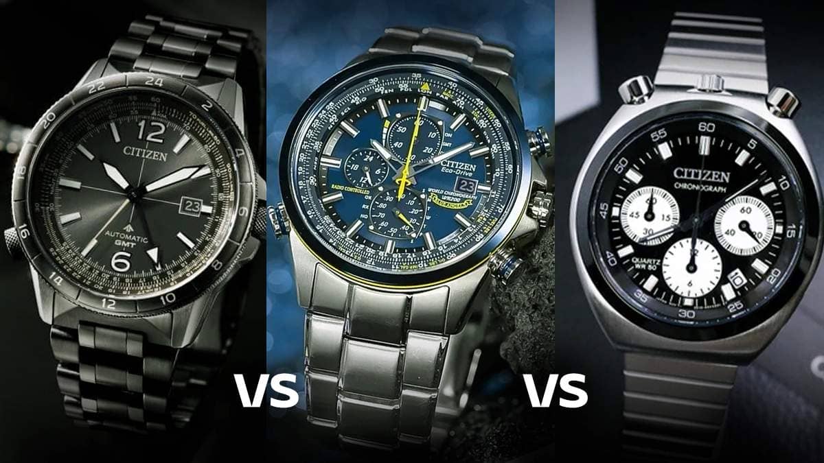 Eco Drive vs Automatic vs Quartz Movement