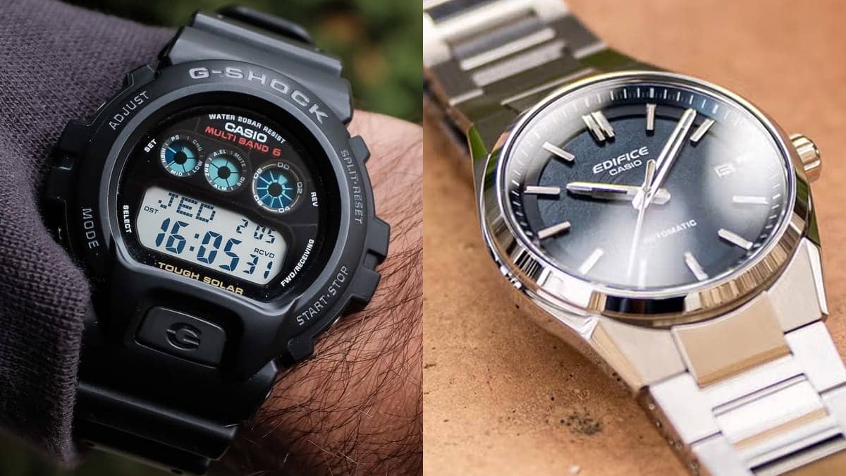 Casio G-shock vs Casio Edifice